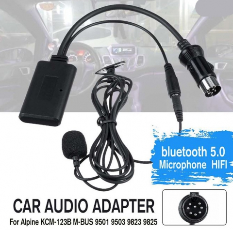 Alpines Bluetooth-Kabeladaptermikrofon